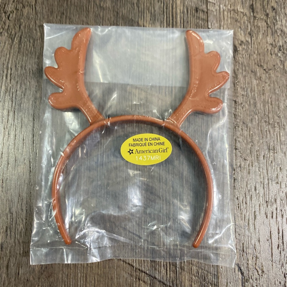 NEW | AMERICAN GIRL Doll Festive Reindeer Antlers Headband